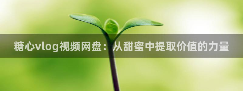 糖心娜娜vlog:糖心vlog视频网盘: